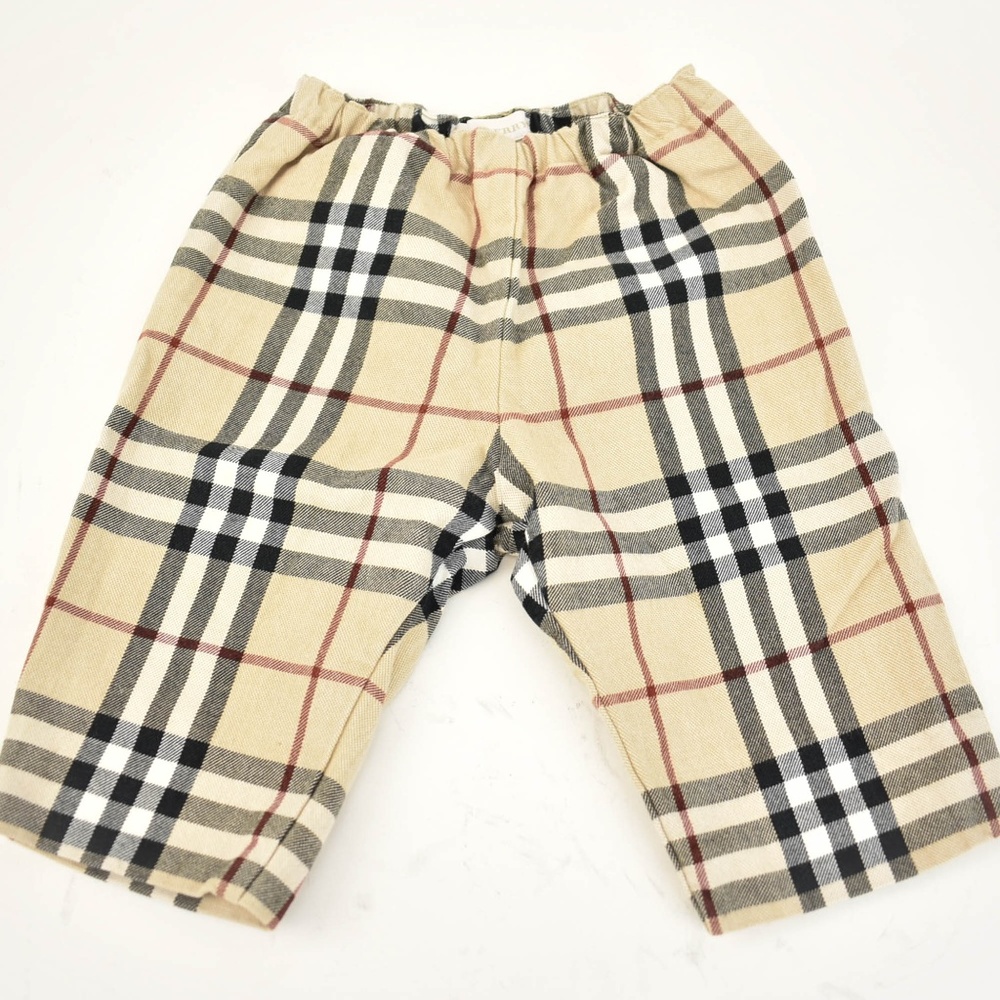 BURBERRY Beige "Nova Check" Pants